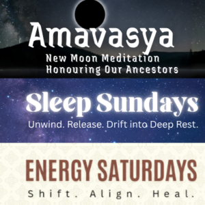 Amavasya + Sleep Sunday + Energy Saturday